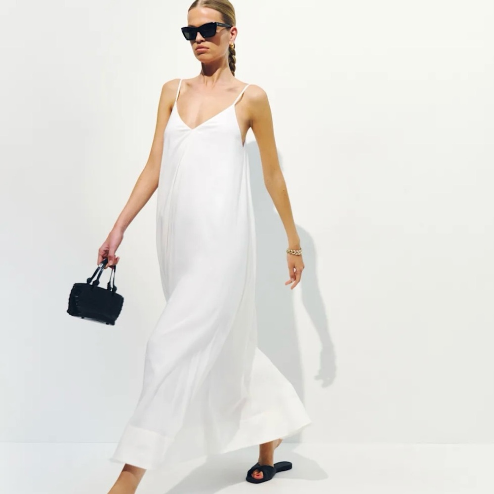 Elegant White Maxi Dress